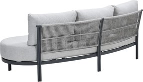 Garden Impressions Toscana loungebank L225 cm - donker grijs