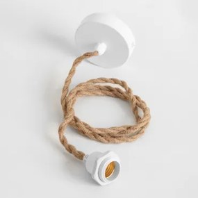 Buitenkabel Voor Plafondlamp In Polyethyleen Denise Wit - Sklum