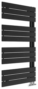Badstuber Arezzo design radiator 143x60cm mat zwart 700W