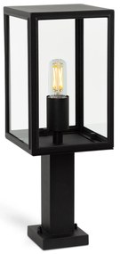 Buitenlamp Staand Zwart Soho Sokkel met dag/nachtsensor