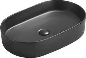Mexen Celia opbouw waskom 60 x 38 cm, zwarte mat - 22206085