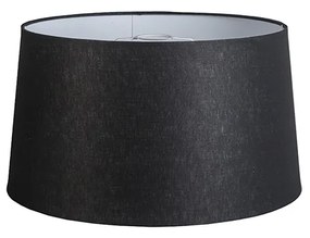 Linnen lampenkap zwart 45/25