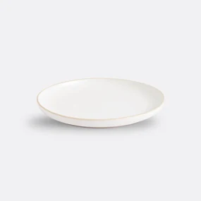 Set  van 6 dessertborden, in mat aardewerk, Nordik