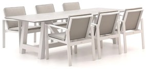 Diningset Bellagio | 6 personen | Tuinset aluminium | 7-delig | Kees Smit Tuinmeubelen