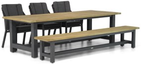 Picknick Set 6 personen 260 cm Rope Grijs Lifestyle Garden Furniture Verona/San