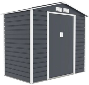 Lahti metalen gereedschapshuisje 2,1 x 1,3 m Store Boss antraciet