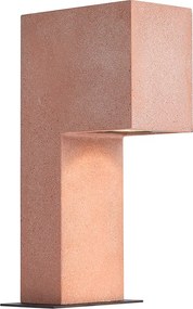 Modern buiten paaltje terracotta 35cm IP44 - Pompei