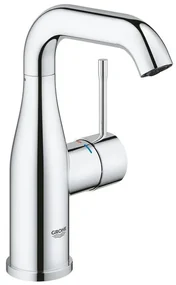 GROHE Essence Wastafelkraan Opbouw - uitloop 11.4cm - M-size - met gladde body - inclusief push-open waste - chroom 24181001
