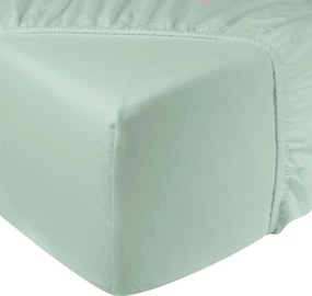 Hoeslaken flanel - 100% katoen - 140x200 - mint