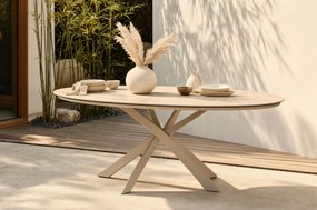 Dining Tuintafel rechthoekig 240 x 120 cm Zand/Beige Voyage