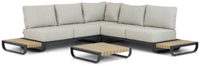 Hoek loungeset 5 personen Aluminium Grijs Lifestyle Garden Furniture Venice