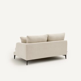 Halve bank van gevlochten polyester, 2-zit, MODERNISTE