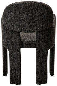 Dan-Form Aole Eetkamerstoel Boucle Raven Zwart