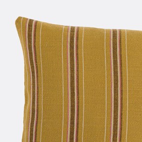 Rechthoekige kussenhoes, gestreept katoen, OSWALD