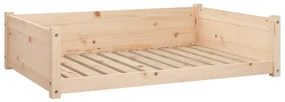 vidaXL Hondenmand 105,5x75,5x28 cm massief grenenhout