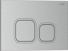 Mexen Tex 03 spoelknop, geborsteld nikkel - 6103-10