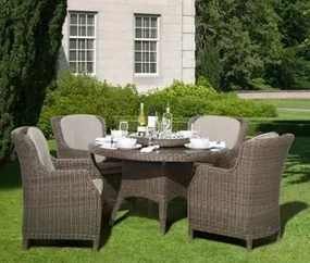 4 Seasons Outdoor | Brighton dining Leaf Tuinset weerbestendig