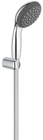 GROHE Start Vitalo Start 100 Handdoucheset - 1 straalsoort - rond - met houder - gladde slang - 175cm - chroom 27944000