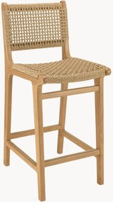 Tuinbarstoelen Valeria van teakhout, 2 stuks