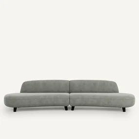 6-zitsbank stonewashed fluweel, Rosebury
