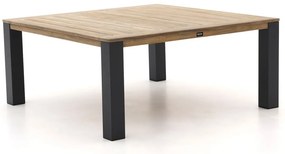 + 15% kassakorting | Tuin eettafel ROUGH | Vierkant | Tuintafel Teakhout | 170x170cm | 4 personen | Kees Smit Tuinmeubelen