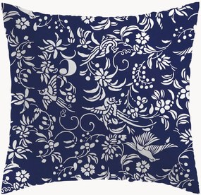 Katoensatijnen kussenslopen Birds, 2-delig