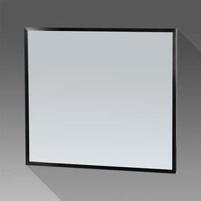 Sanituba Silhouette 80x70cm spiegel met zwarte omlijsting