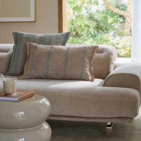 Kussenhoes in gestreept linnen, Virel