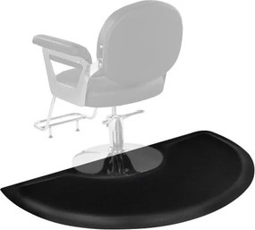 VEVOR Salonmat voor kappers, 910x1520 mm, halfronde staande mat, 13 mm dikke antivermoeidheidsmat met ronde uitsparing, gemakkelijk te reinigen PVC-oppervlak en afgeschuinde randen om struikelen te voorkomen.