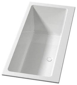 Riho Rethink Cubic inbouwbad - 180x80cm - speciaal muurmodel - acryl - glans wit B160001005