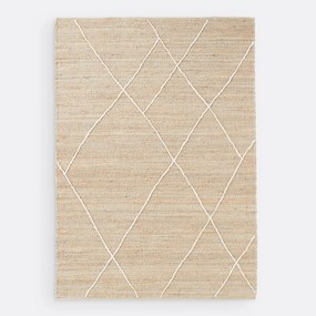 Vloerkleed in jute en katoen, Tospa