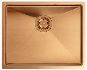 Stalen spoelbak ANTHONY 60 COPPER