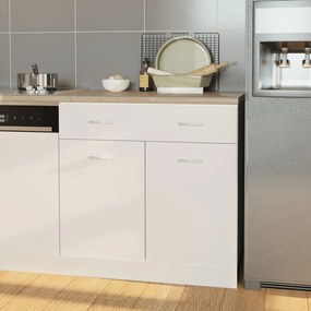 vidaXL Aanrechtblad 80x60x2,8 cm spaanplaat beige met marmertextuur