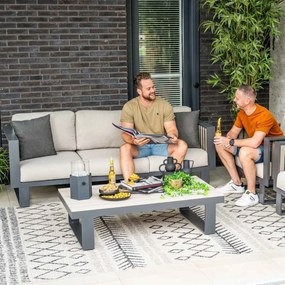 Garden Impressions Gabon loungeset 4-delig -taupe