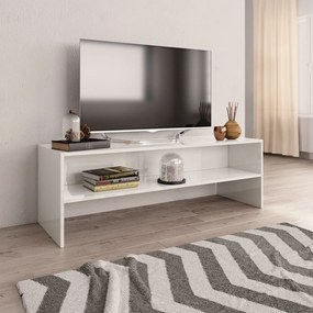 vidaXL Tv-meubel 120x40x40 cm bewerkt hout hoogglans wit