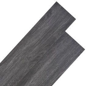 vidaXL Vloerplanken niet-zelfklevend 5,26 m² 2 mm PVC zwart en wit