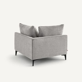Hoekbank in polyestermix, MODERNISTE, ontwerp Emmanuel Gallina