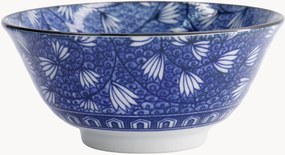 Porseleinen kommen Hana Blue, 6-delig