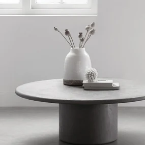 DTP Home Scala Silo Ronde Salontafel Beton Mortex - 100 X 100cm.