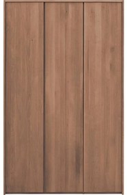 Goossens Excellent Kledingkast Aberson, 140 cm breed, 222 cm hoog, 3 hout draaideuren