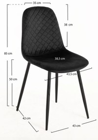 Pack 4 Stoelen Boide
