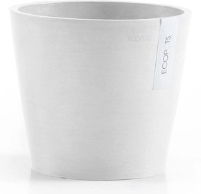 Ecopots bloempot Amsterdam 20 - Rond - Pure White - Diameter 20 x H17,1 cm