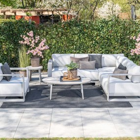 Garden Impressions Malakka loungebank 4-delig - taupe