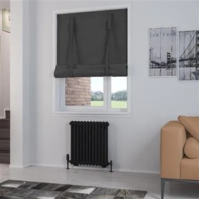 Eastbrook Rivassa 2 koloms radiator 55x60cm staal 756W zwart mat