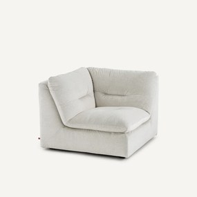 Modulaire 90° hoek in linnen fluweel, GIULIANO