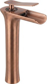 Wastafelkraan Rea Laguna Copper Brush High
