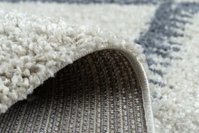 Tapijt BERBER MEKNES B5910 crème / grijskleuringrand ,  Barber , marokkaanse shaggy