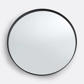 Zwarte ronde spiegel Ø100 cm, Alaria