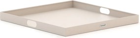 + 15% kassakorting | Dienblad voor buiten en binnen | Manifesto | Aluminium | Taupe/Bruin | 60x60cm | Kees Smit Tuinmeubelen