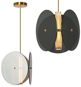 Hanglamp black APP1675-CP Round